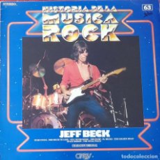 Discos de vinilo: JEFF BECK - THERE AND BLACK - LP - HISTORIA DE LA MÚSICA ROCK NUM. 63