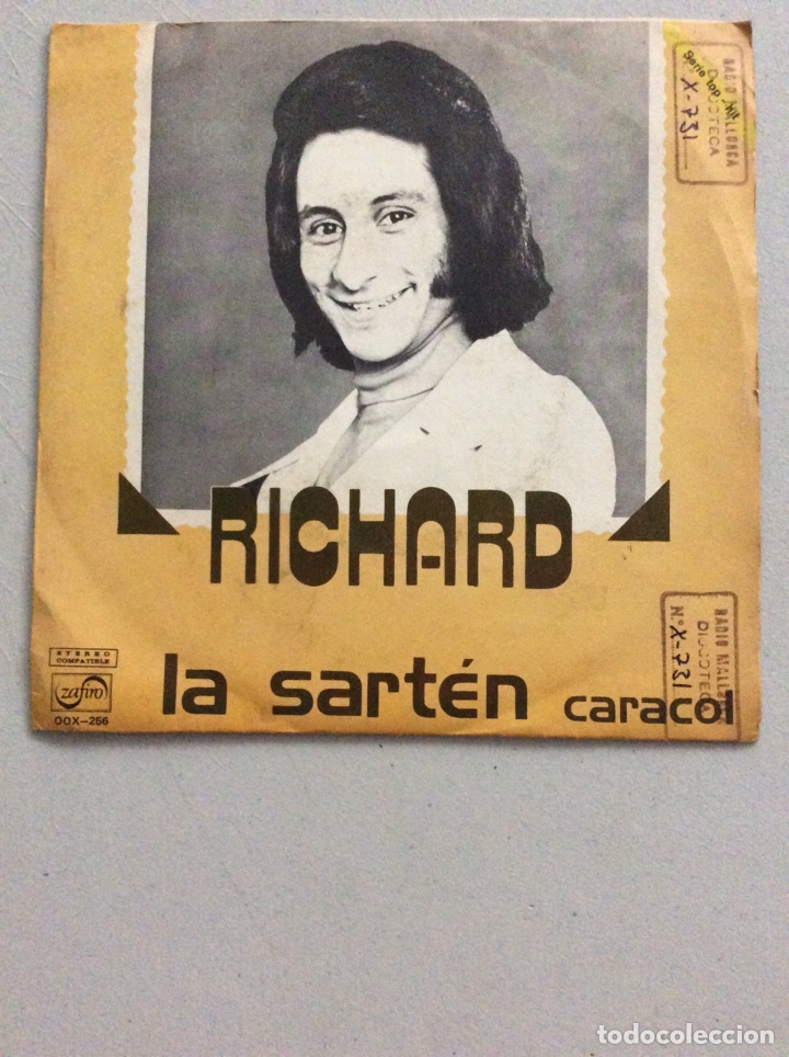 Discos de vinilo: Richard. La sart&eacute;n. Caracol. - Foto 1