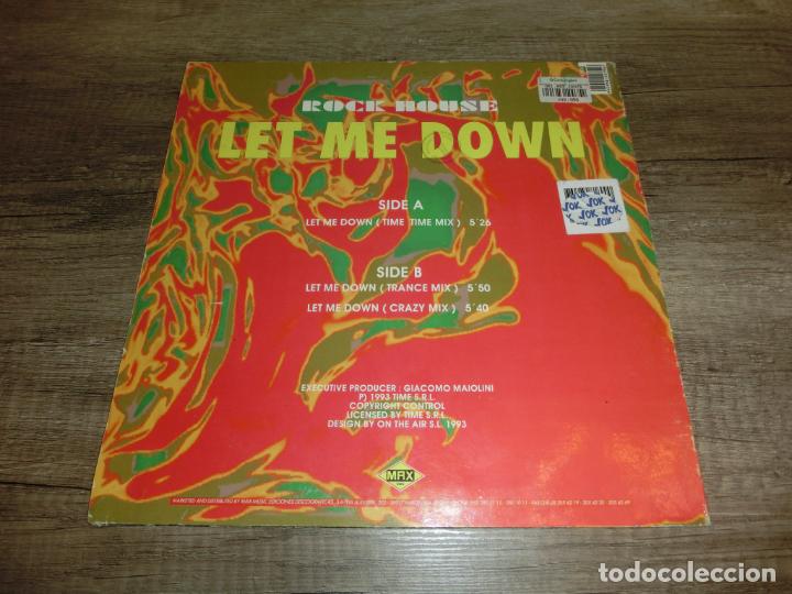 Discos de vinilo: ROCK HOUSE - LET ME DOWN - Foto 2