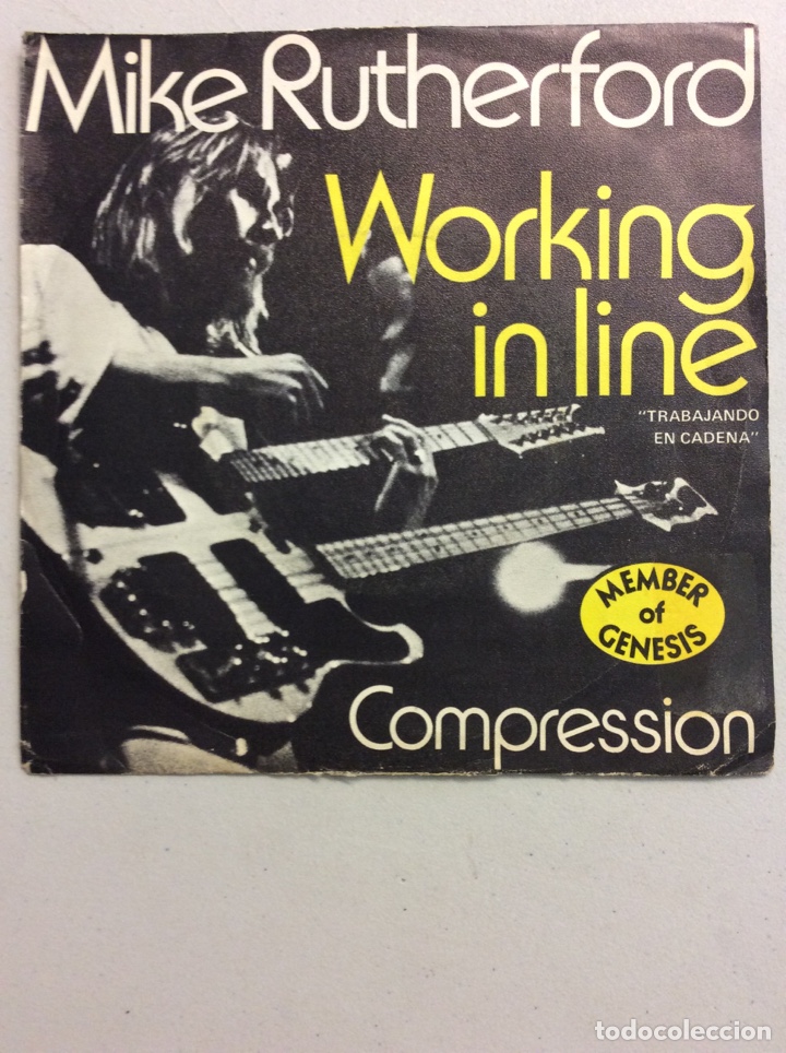 Discos de vinilo: Mike Rutherford. Working in line. Compression. - Foto 1