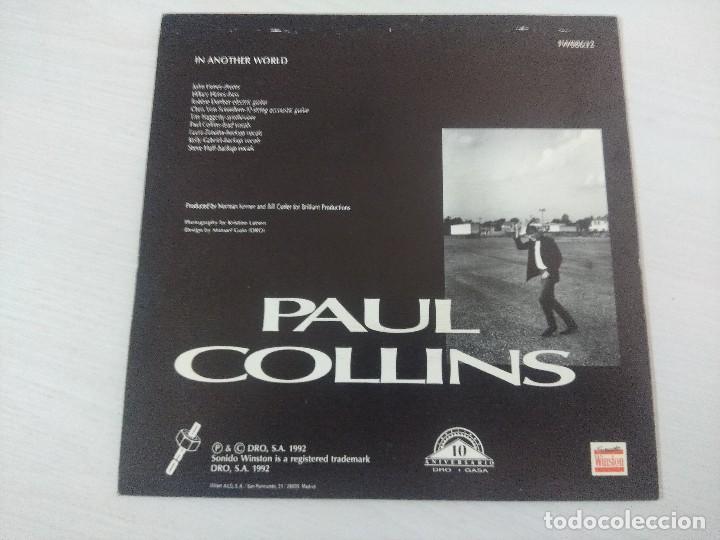 Discos de vinilo: PAUL COLLINS/IN ANOTHER WORLD/SINGLE. - Foto 3
