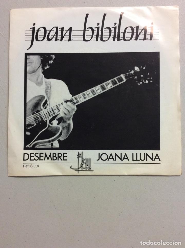Discos de vinilo: Joan Bibiloni. Desembre. Joana Lluna. - Foto 1