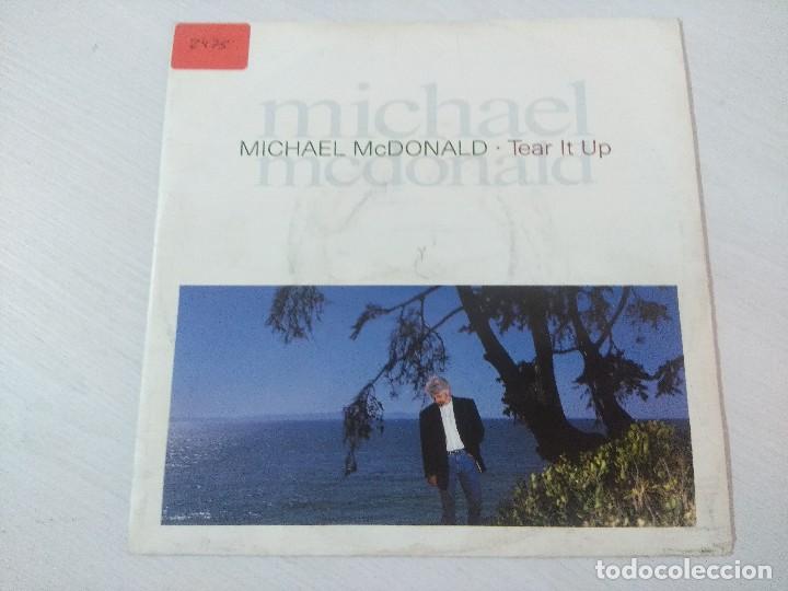 Discos de vinilo: MICHAEL McDONALD/TEAR IT UP/SINGLE. - Foto 1