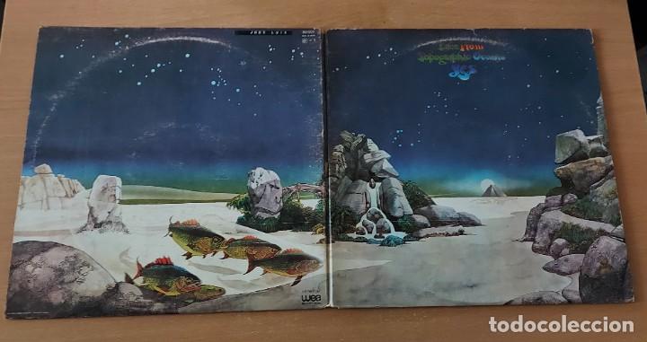 Discos de vinilo: LP 2 vinilos YES TALES FROM TOPOGRAPHIC OCEANS ATLANTIC