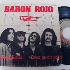 Discos de vinilo: BARON ROJO-SINGLE CON BOTAS SUCIAS. Lote 339816158