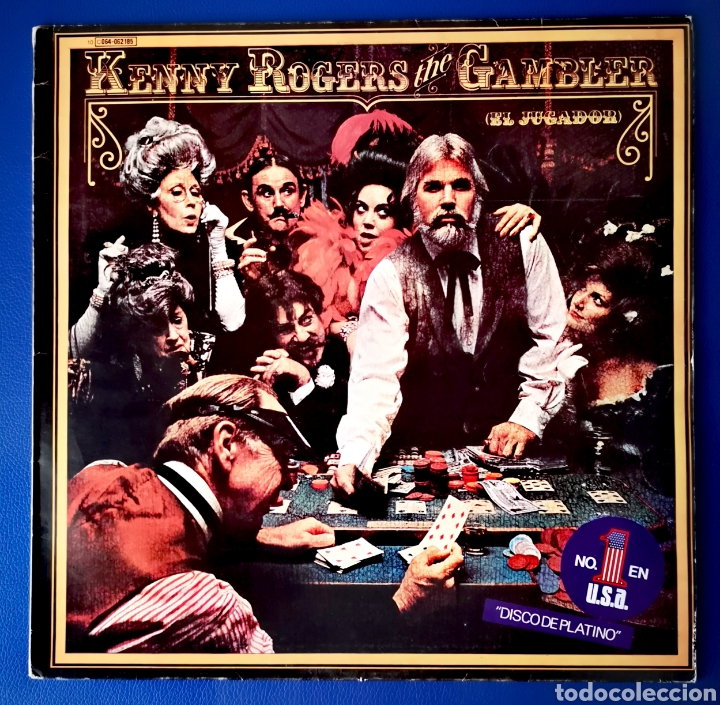 Discos de vinilo: KENNY ROGERS - THE GAMBLER - LP - Foto 1