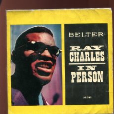 Discos de vinilo: RAY CHARLES IN PERSON. BELTER EP 1960 EP. Lote 339856093