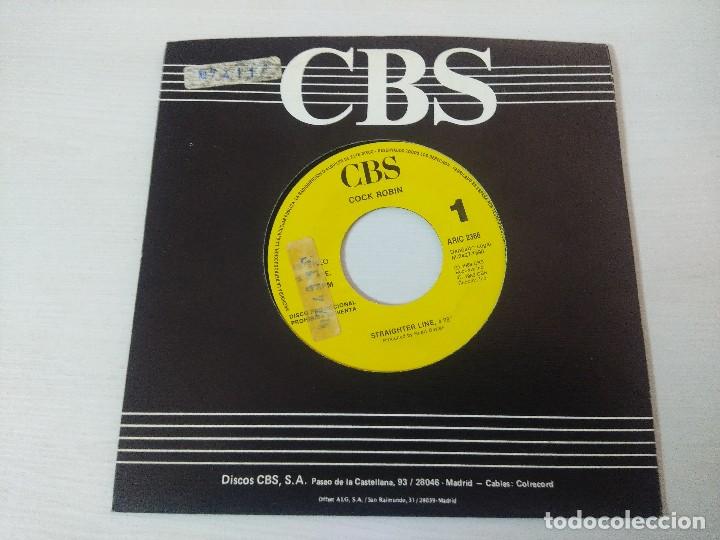 Discos de vinilo: COCK ROBIN/STRAIGHTER LINE/SINGLE PROMOCIONAL. - Foto 1