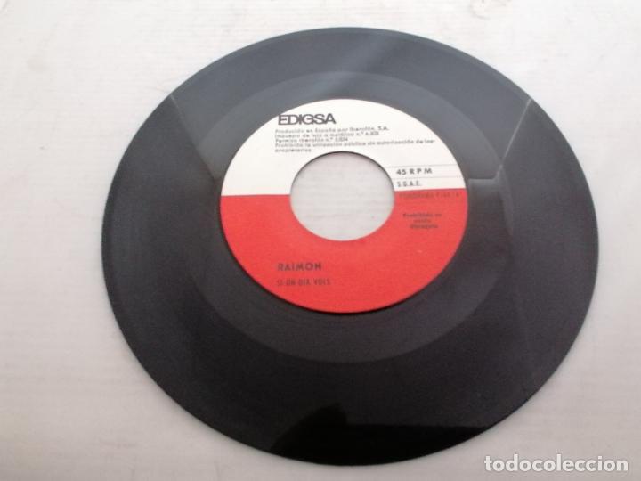 Discos de vinilo: RAIMON - CANCION DE AMOR Y AYER 1963 - Foto 3