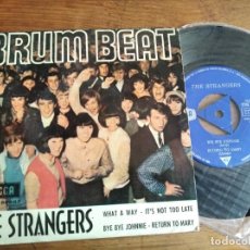 Discos de vinilo: THE STRANGERS - BRUM BEAT *** ULTRA RARO EP ESPAÑOL 1964 GRAN ESTADO!. Lote 339940423