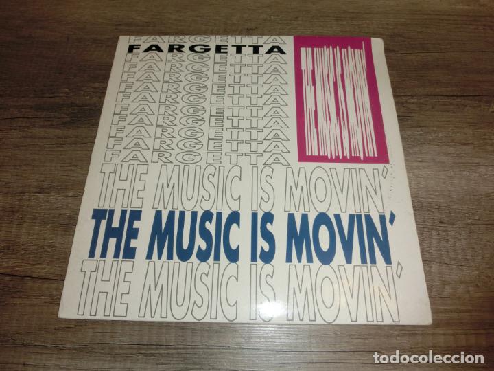 Discos de vinilo: FARGETTA - THE MUSIC IS MOVIN - Foto 1