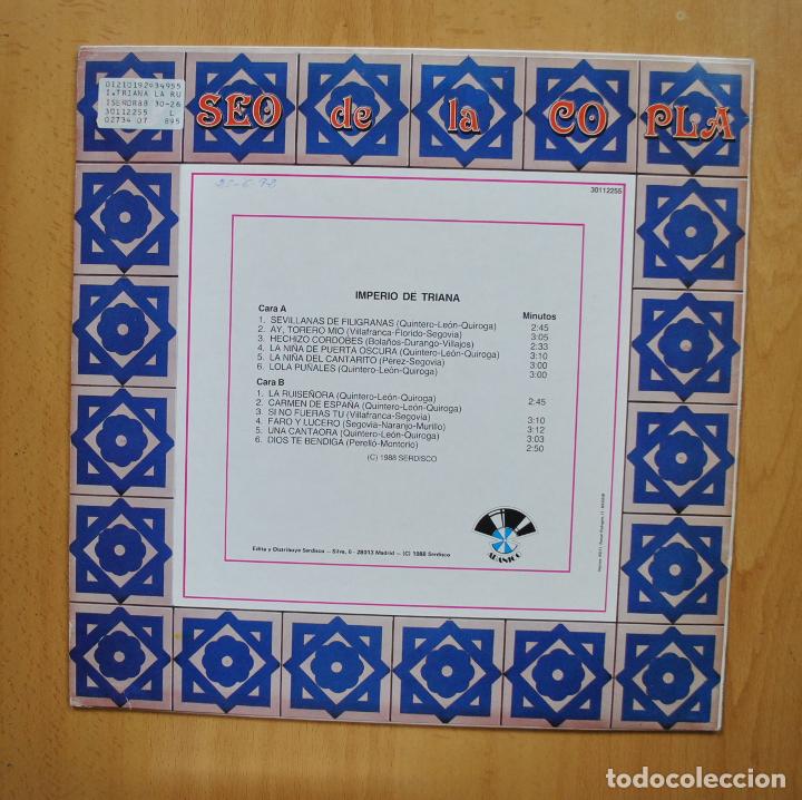 Discos de vinilo: IMPERIO DE TRIANA - IMPERIO DE TRIANA - LP - Foto 2