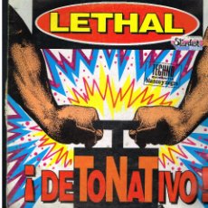 Discos de vinilo: LETHAL - DETONATIVO - MAXI SINGLE 1993