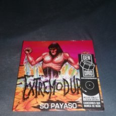 Discos de vinilo: EXTREMODURO SO PAYASO LP + CD AGILA ROCK TRANSGRESIVO ROBE INIESTA. Lote 340023478