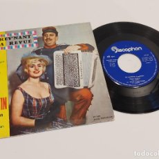 Discos de vinilo: JO COURTIN / EN REV'NANT D' LA REVUE / EP - DISCOPHON-1963 / MBC. ***/***. Lote 340025883