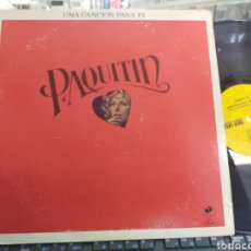 Discos de vinilo: PAQUITIN LP UNA CANCIÓN PARA TI U S.A. 1973. Lote 340059348
