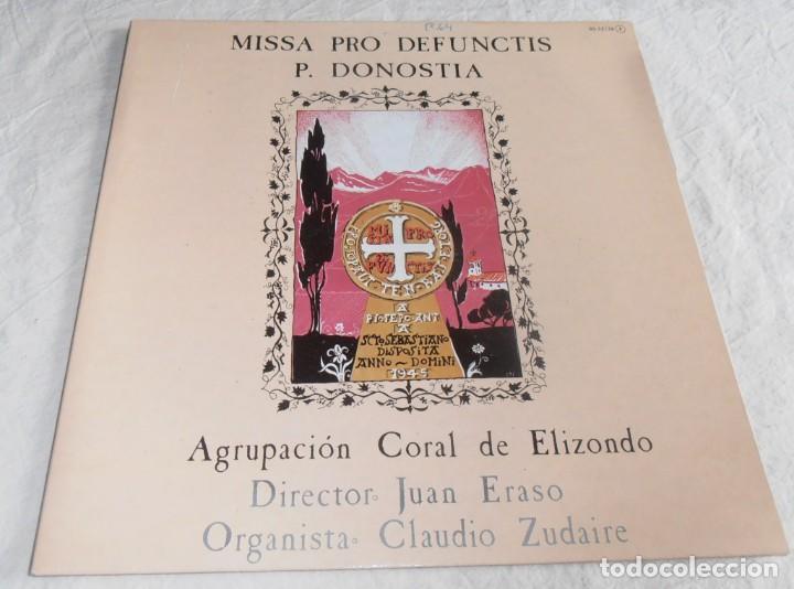 Discos de vinilo: MISSA PRO DEFUNCTIS P. DONOSTIA - Foto 1