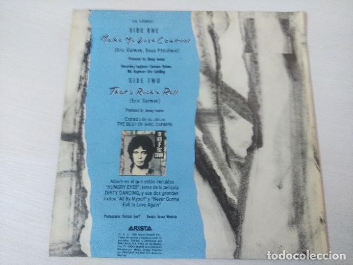Discos de vinilo: ERIC CARMEN/MAKE ME LOSE CONTROL/SINGLE. - Foto 3