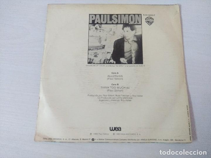 Discos de vinilo: PAUL SIMON/ALLERGIES/SINGLE PROMOCIONAL. - Foto 3