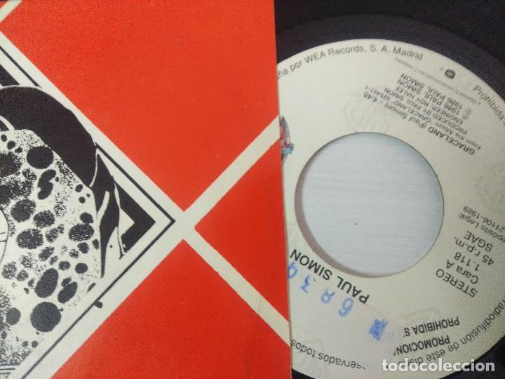 Discos de vinilo: PAUL SIMON/GRACELAND/SINGLE PROMOCIONAL. - Foto 2