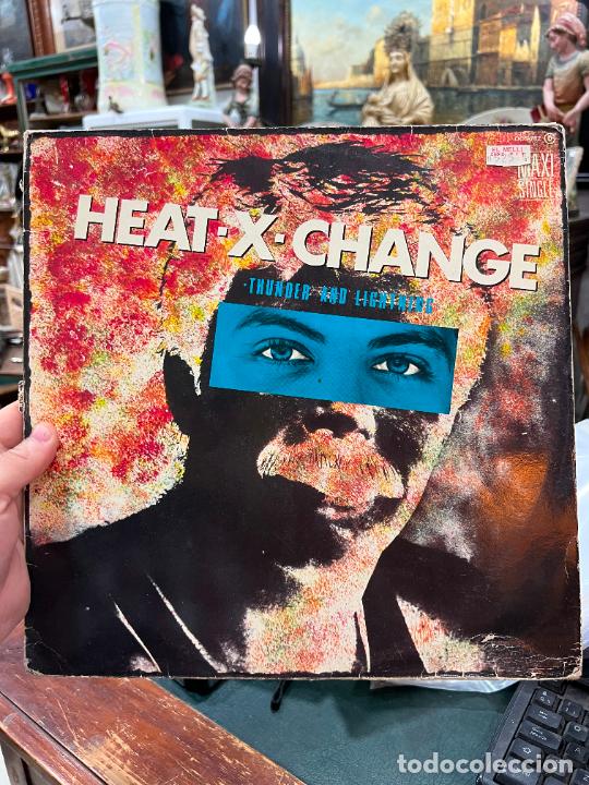 Discos de vinilo: LP HEAT X CHANGE - THUNDER AND LIGHTNING - Foto 1