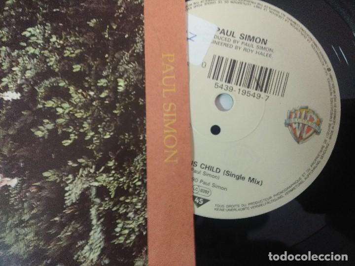 Discos de vinilo: PAUL SIMON/THE OBVIOUS CHILD/SINGLE. - Foto 2