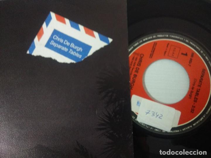 Discos de vinilo: CHRIS DE BURGH/SEPARATE TABLES/SINGLE. - Foto 2
