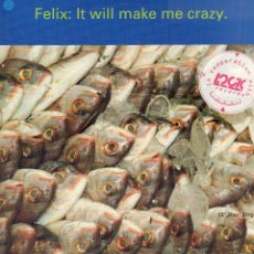 Discos de vinilo: FELIX - IT WILL MAKE ME CRACY / MAXISINGLE RCA DE 1992 RF-12829