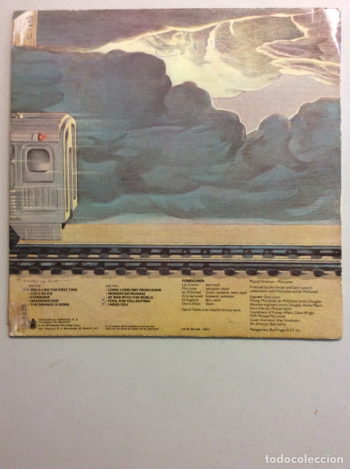 Discos de vinilo: Foreigner. Feels like the first time. - Foto 2