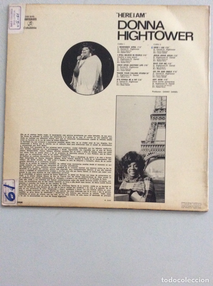 Discos de vinilo: Donna Hightower. Here i am. - Foto 2