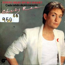 Discos de vinilo: CHRIS REA / CADA LATIDO DE MI CORAZON / DON'T LOOK BACK (SINGLE MAGNET PROMO 1982). Lote 340294593