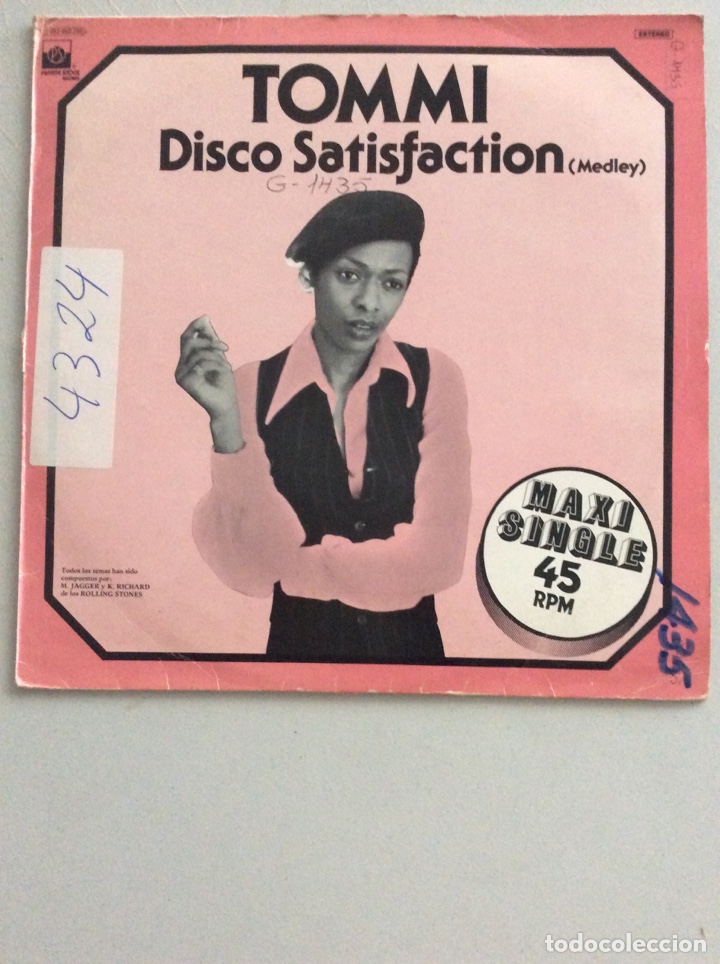 Discos de vinilo: Tommi. Disco satisfaction... - Foto 1
