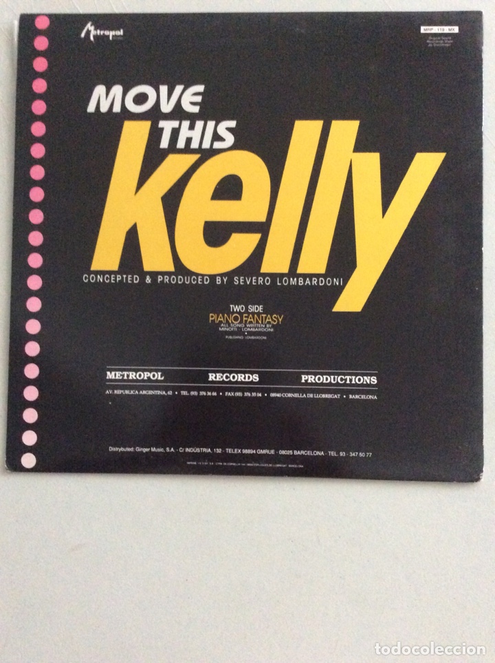 Discos de vinilo: Kelly. Move this. - Foto 2
