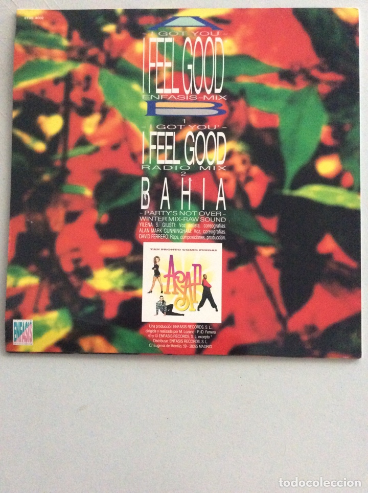 Discos de vinilo: ASAP. I got you I feel good. - Foto 2