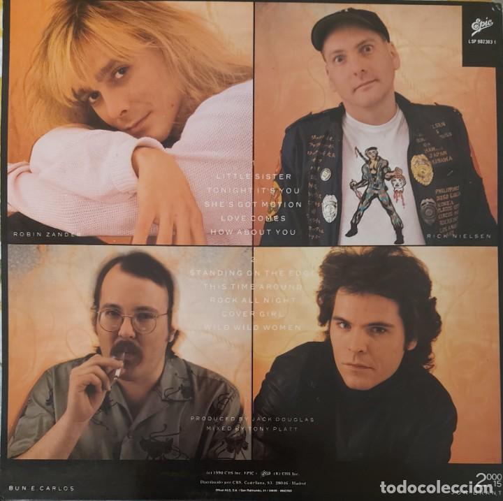 Discos de vinilo: CHEAP TRICK - STANDING ON THE EDGE (1985) - Foto 2