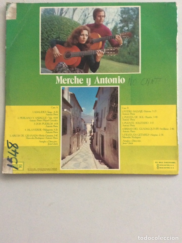 Discos de vinilo: Merche y Antonio. - Foto 2