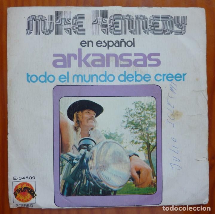 Discos de vinilo: MIKE KENNEDY / ARKANSAS / 1973 / SINGLE - Foto 1