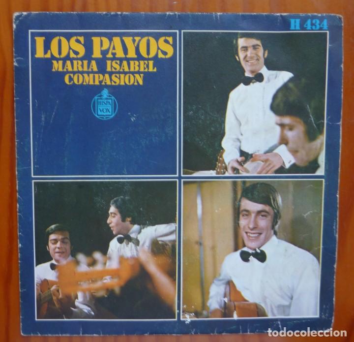 Discos de vinilo: LOS PAYOS / MARIA ISABEL / 1969 / SINGLE - Foto 1