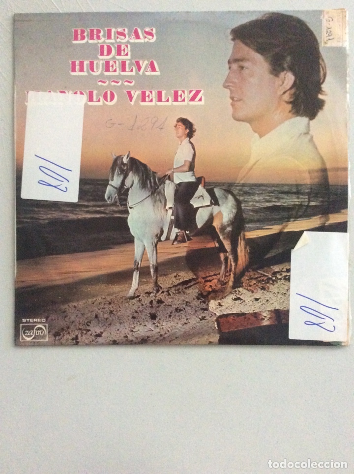 Discos de vinilo: Brisas de Huelva. Manolo Velez. - Foto 1