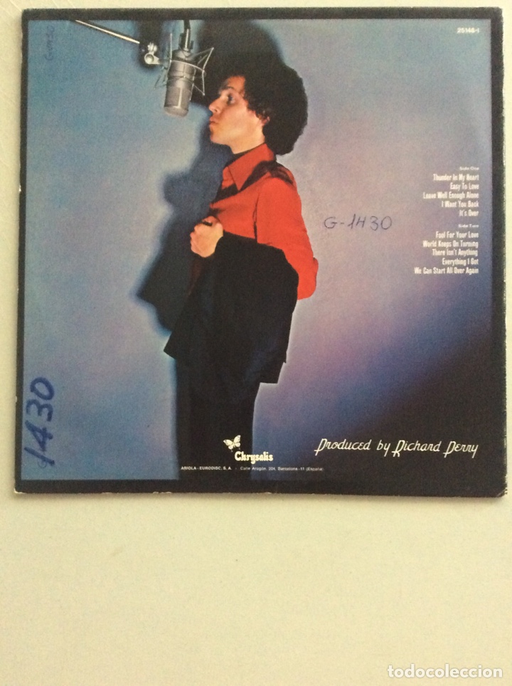 Discos de vinilo: Leo Sayer. Thunder in my heart. - Foto 2
