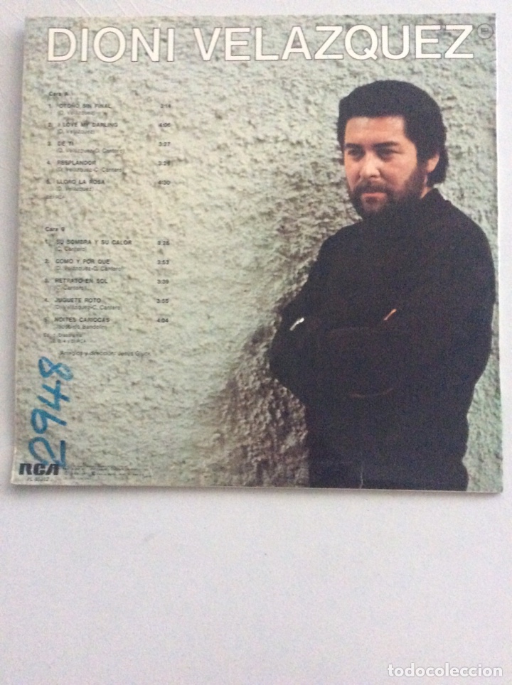 Discos de vinilo: Dioni Velazquez. Para los dos... - Foto 2