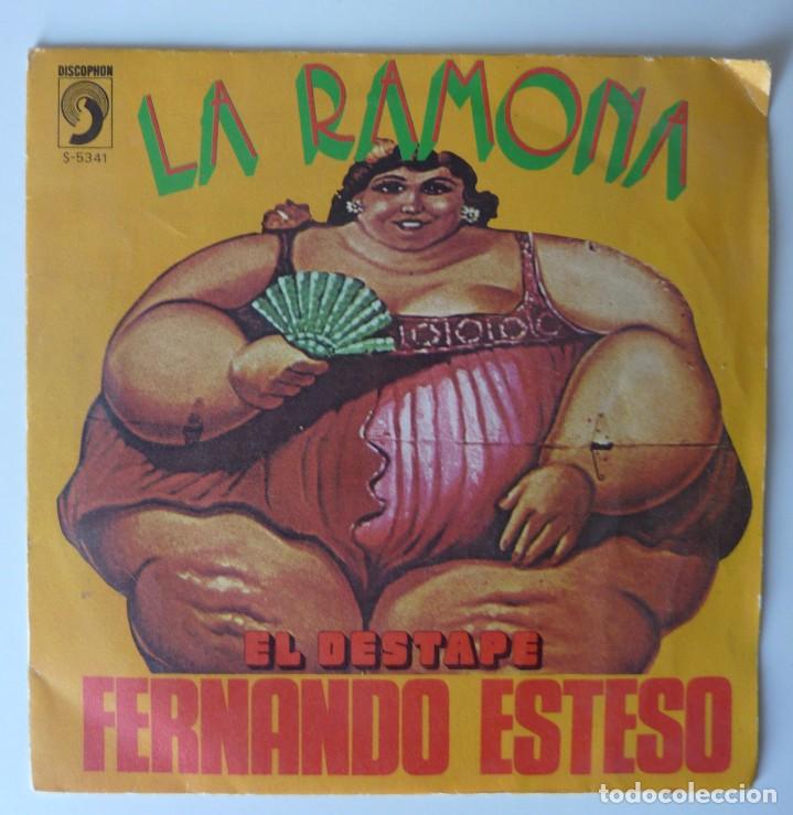 Discos de vinilo: FERNANDO ESTESO // LA RAMONA // 1976 // SINGLE - Foto 1
