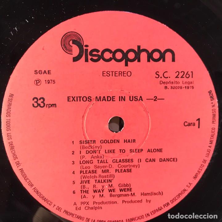Discos de vinilo: EXITOS MADE IN U.S.A. VOL. 2 - DISCOPHON - Foto 4