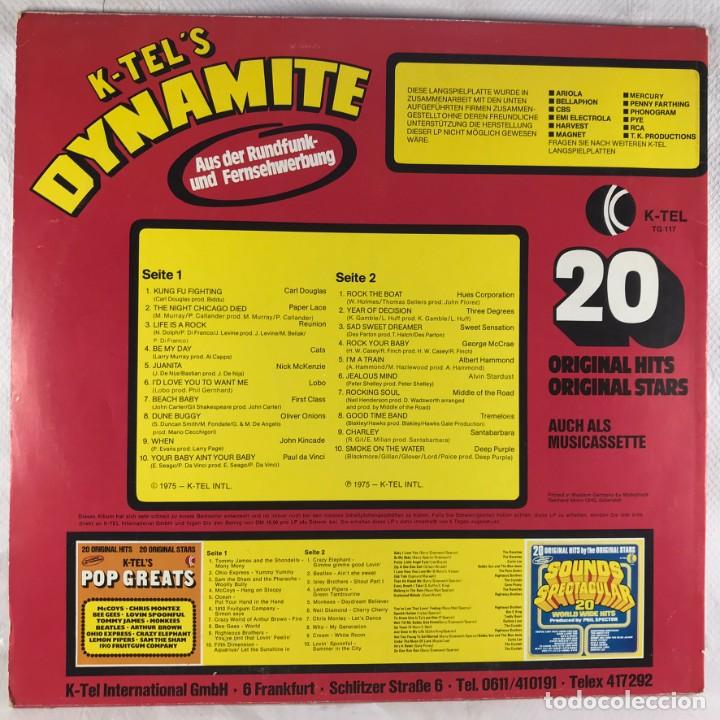 Discos de vinilo: Various &ndash; K-Tels Dynamite - Vinyl, LP, Compilation - Germany - Foto 3