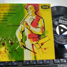 Discos de vinilo: BALLETS VASCOS DEL ONDARRA EP AURTXOA SEASKAN + 3 1960. Lote 340347088