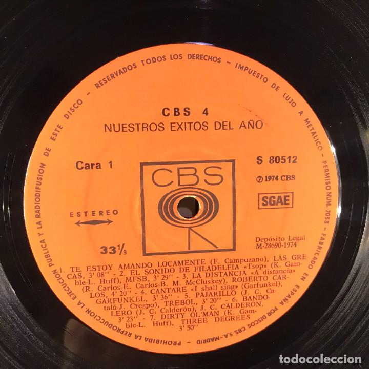 Discos de vinilo: Various &ndash; CBS 4 - Nuestros &Eacute;xitos Del A&ntilde;o - Vinyl, LP, Compilation - SPAIN - Foto 4
