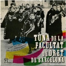 Discos de vinilo: TUNA DE LA FACULTAT DE DRET DE BARCELONA - EL CANT DEL ADEUS - EP SPAIN 1967 - CONCENTRIC 6051UC. Lote 340365458