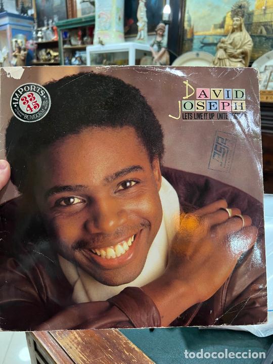Discos de vinilo: LP DAVID JOSEPH - LETS LIVE IT UP (NITE PEOPLE) - Foto 1