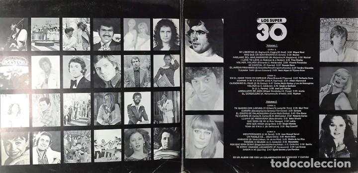 Discos de vinilo: Various &ndash; Los Super 30 - 2 x Vinyl, LP, Compilation - SPAIN - Foto 2