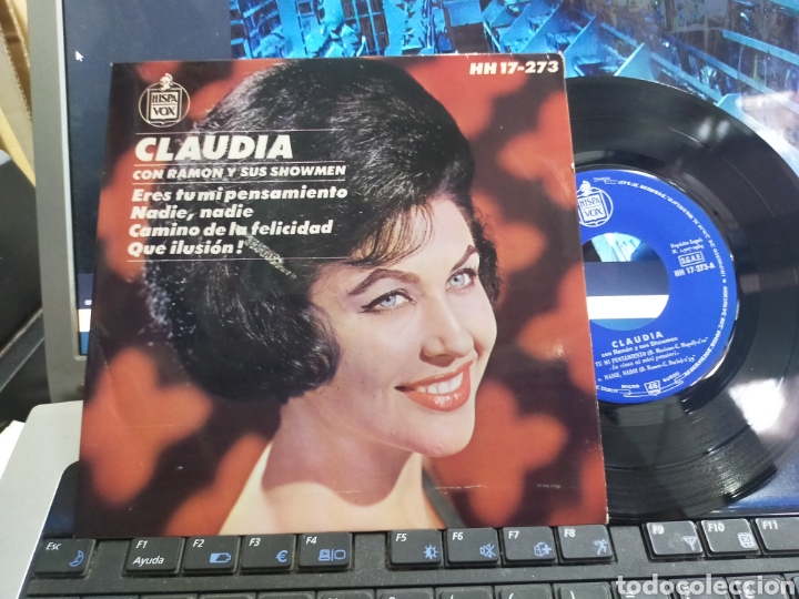 Dischi in vinile: Claudia ep eres t&uacute; mi pensamiento + 3 1964